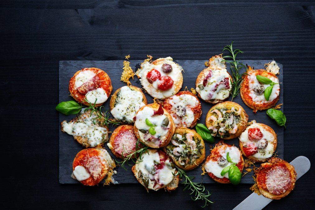 Minipartypizzor