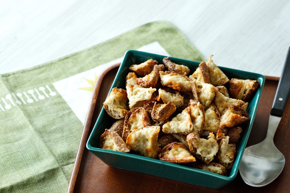 Parmesankrutonger