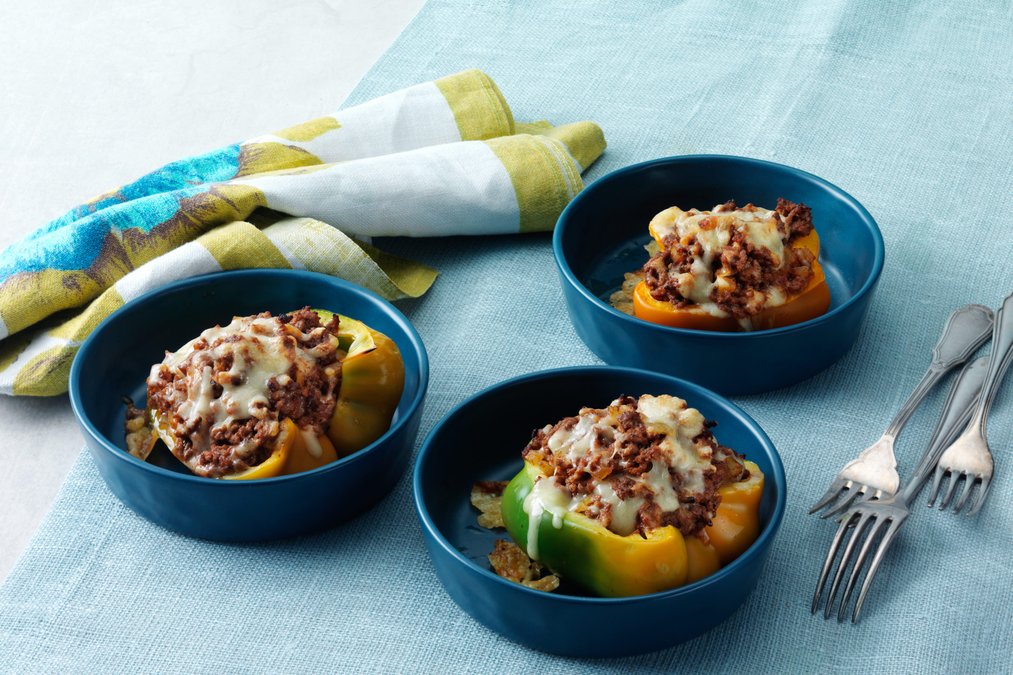 Fylld paprika med köttfärsröra