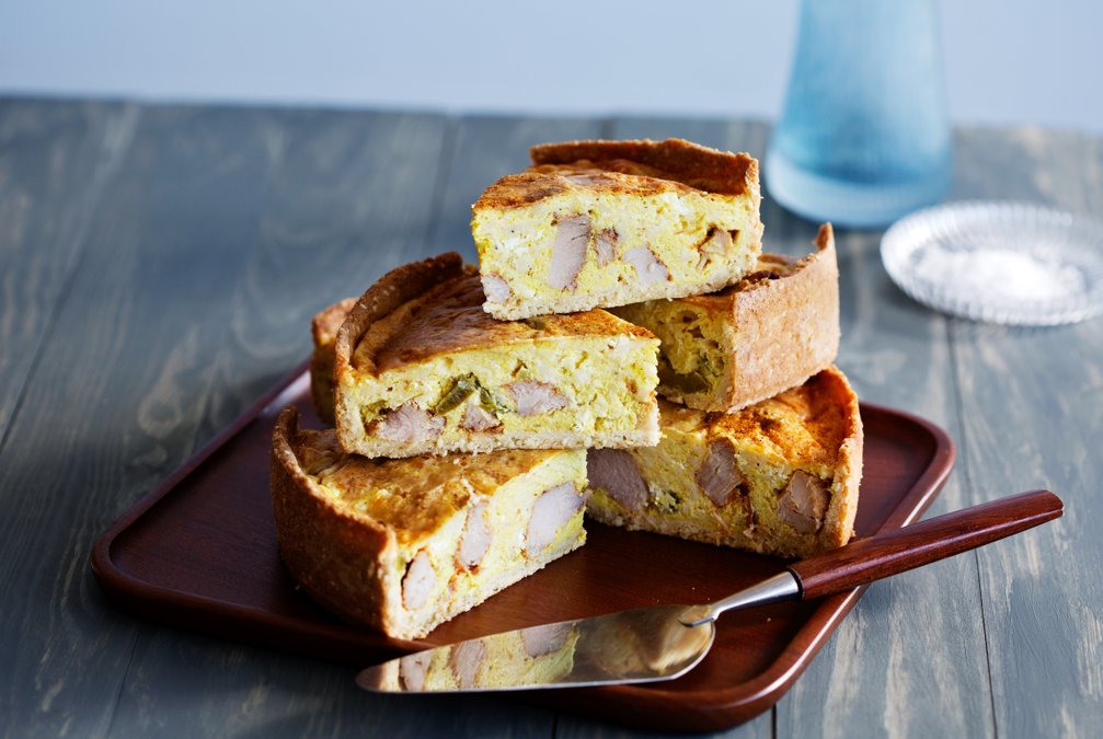 Currydoftande kycklingpaj