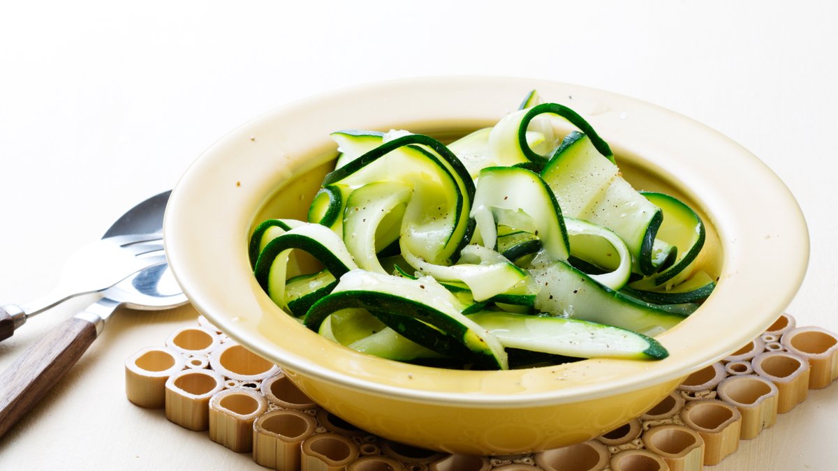 Zucchinitagliatelle