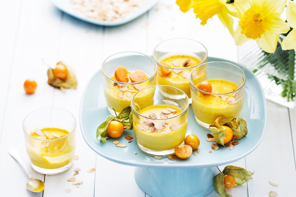 Saffranspannacotta