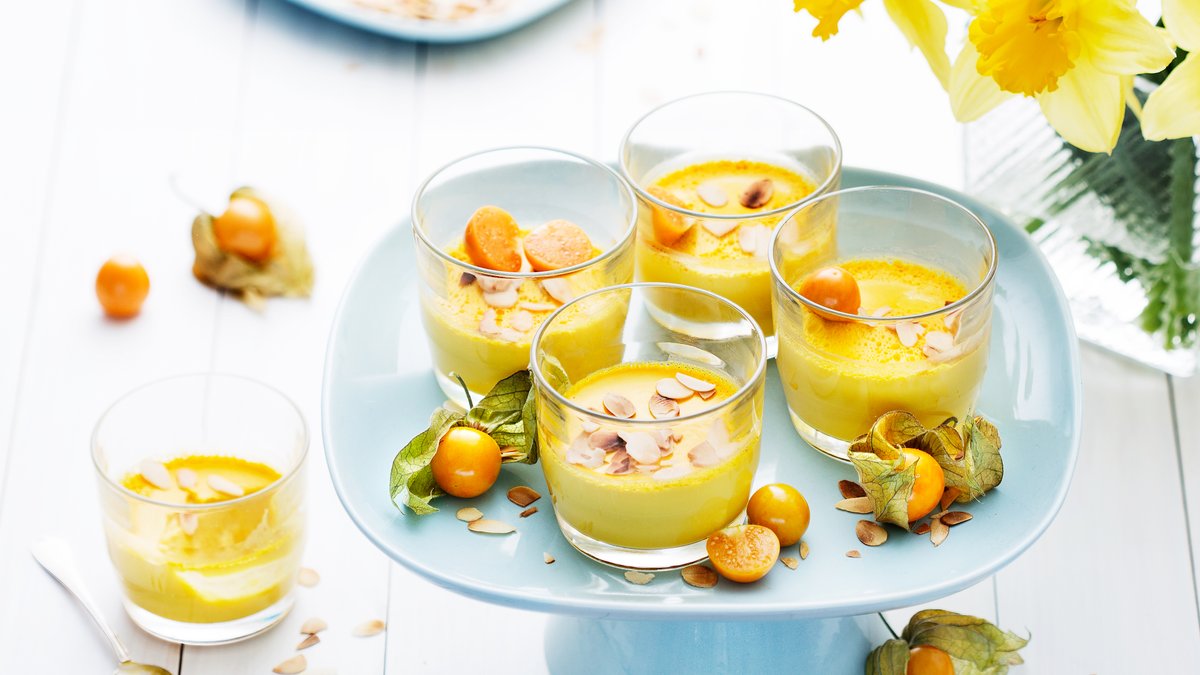 Saffranspannacotta