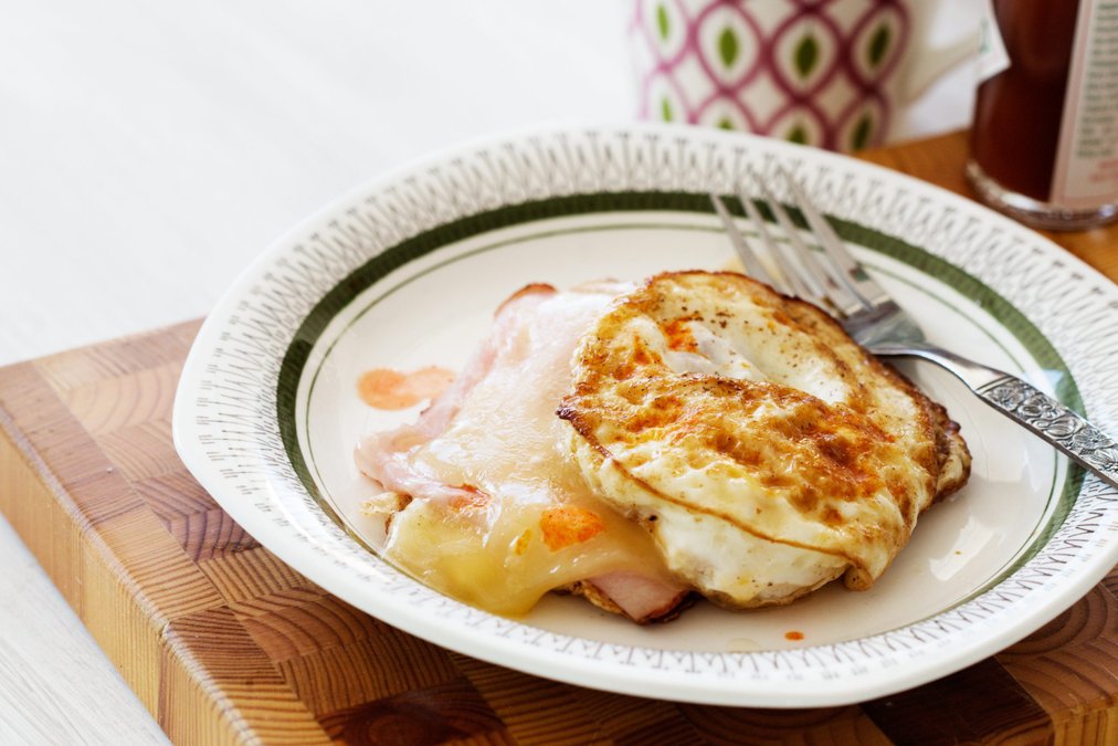 Äggmacka med ost