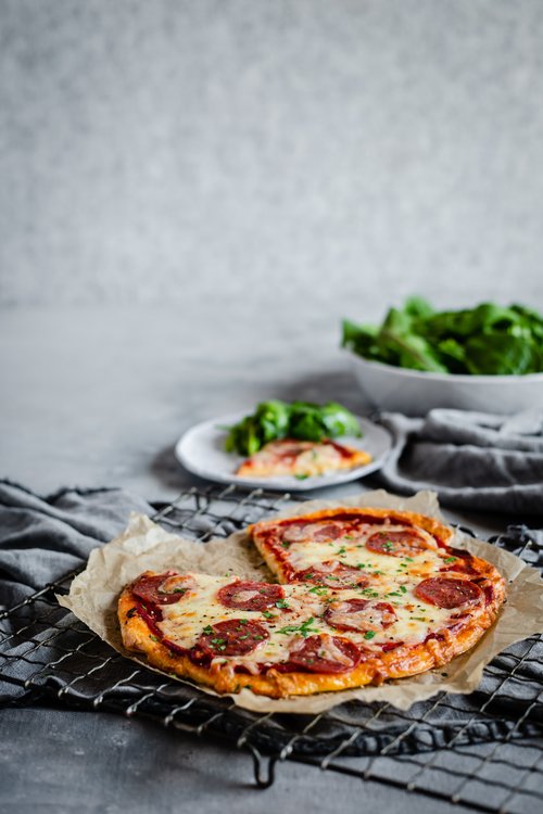 LCHF-pizza
