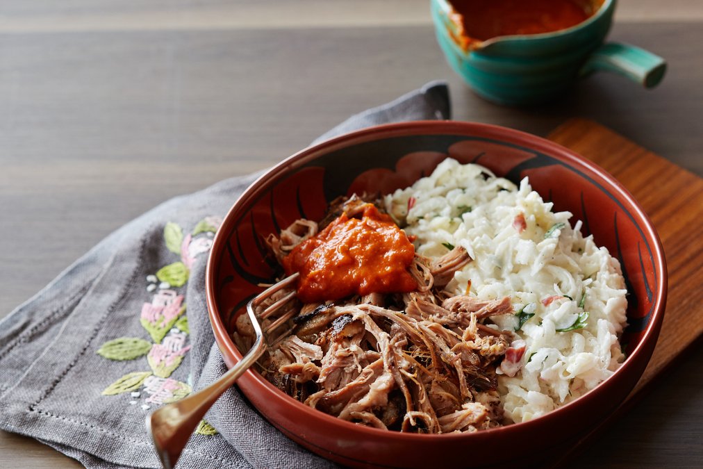 Pulled pork med slaw