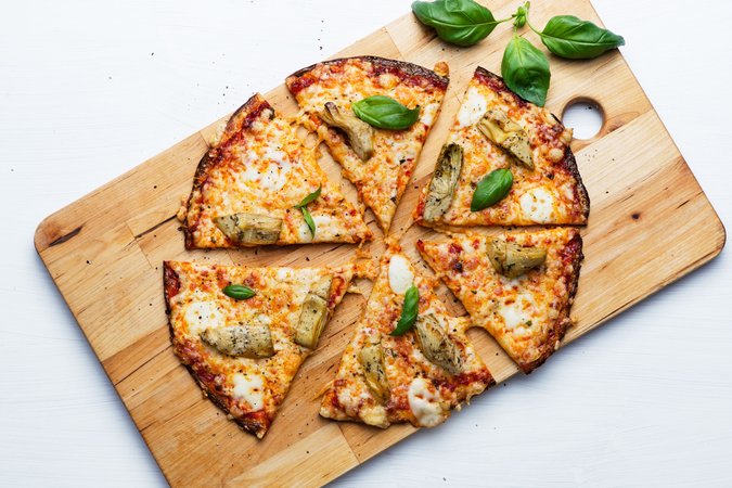 LCHF-pizza