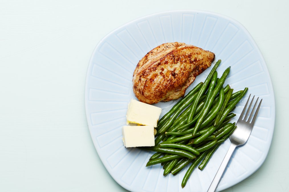 Kycklingtallrik med haricots verts