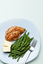 Kycklingtallrik med haricots verts
