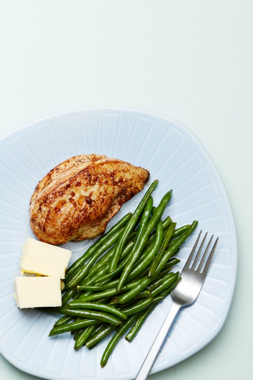 Kycklingtallrik med haricots verts