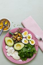 Plocktallrik med rökta musslor