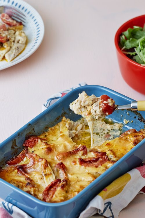 Kycklinggratäng Caprese