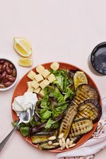 Plocktallrik med grillade grönsaker