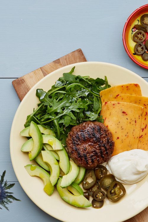 Texmexburgare med avokado