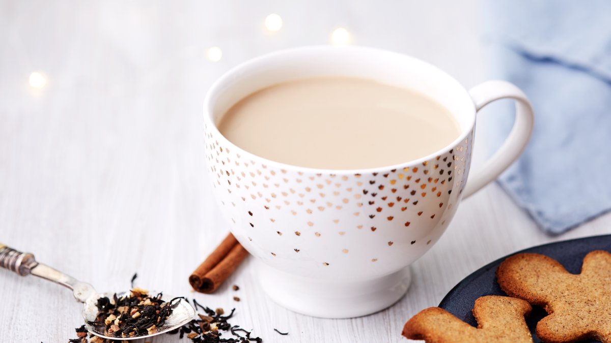 Chai-te med grädde