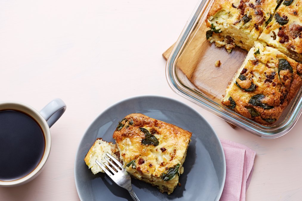 Ugnsomelett med salsiccia