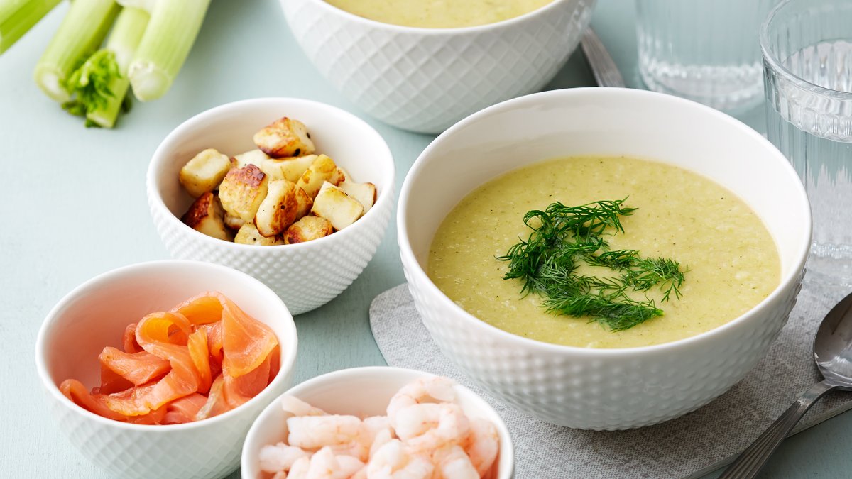Smakrik fänkål- och sellerisoppa