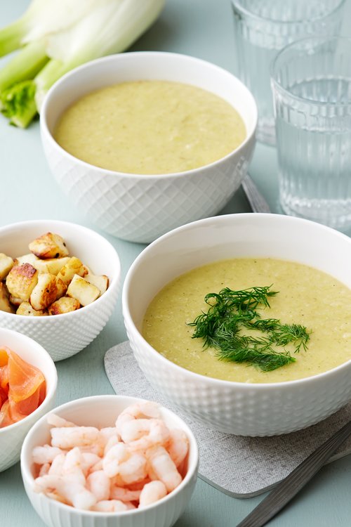 Smakrik fänkål- och sellerisoppa