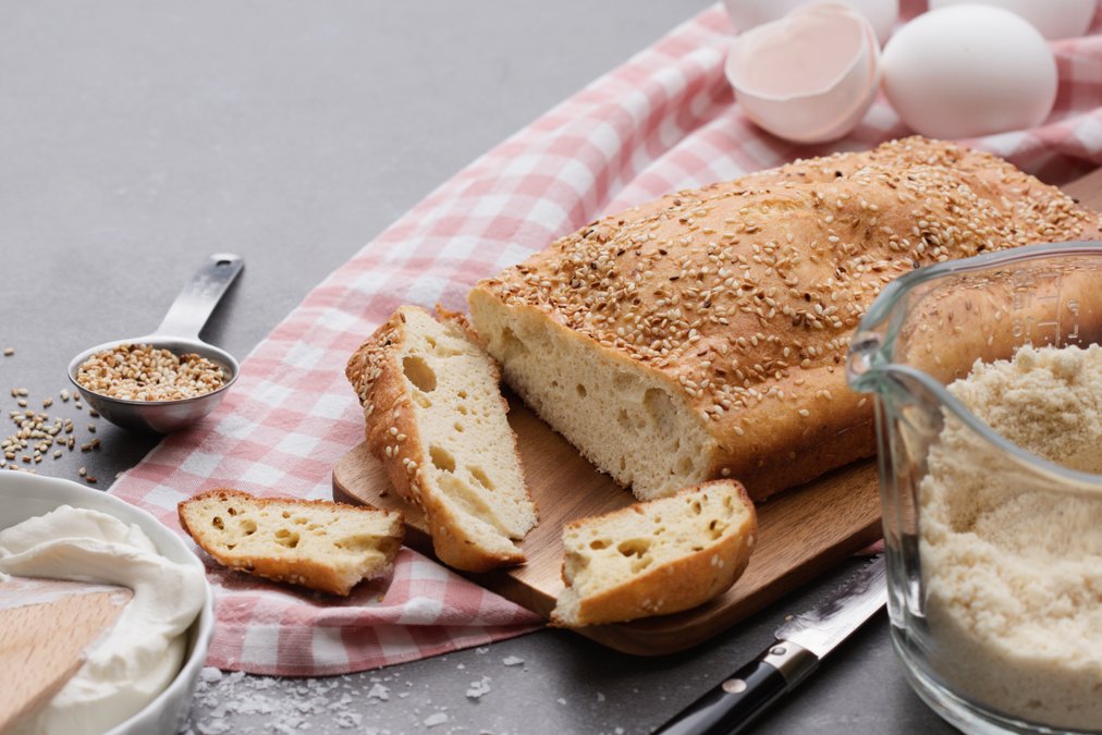 Glutenfritt sesambröd