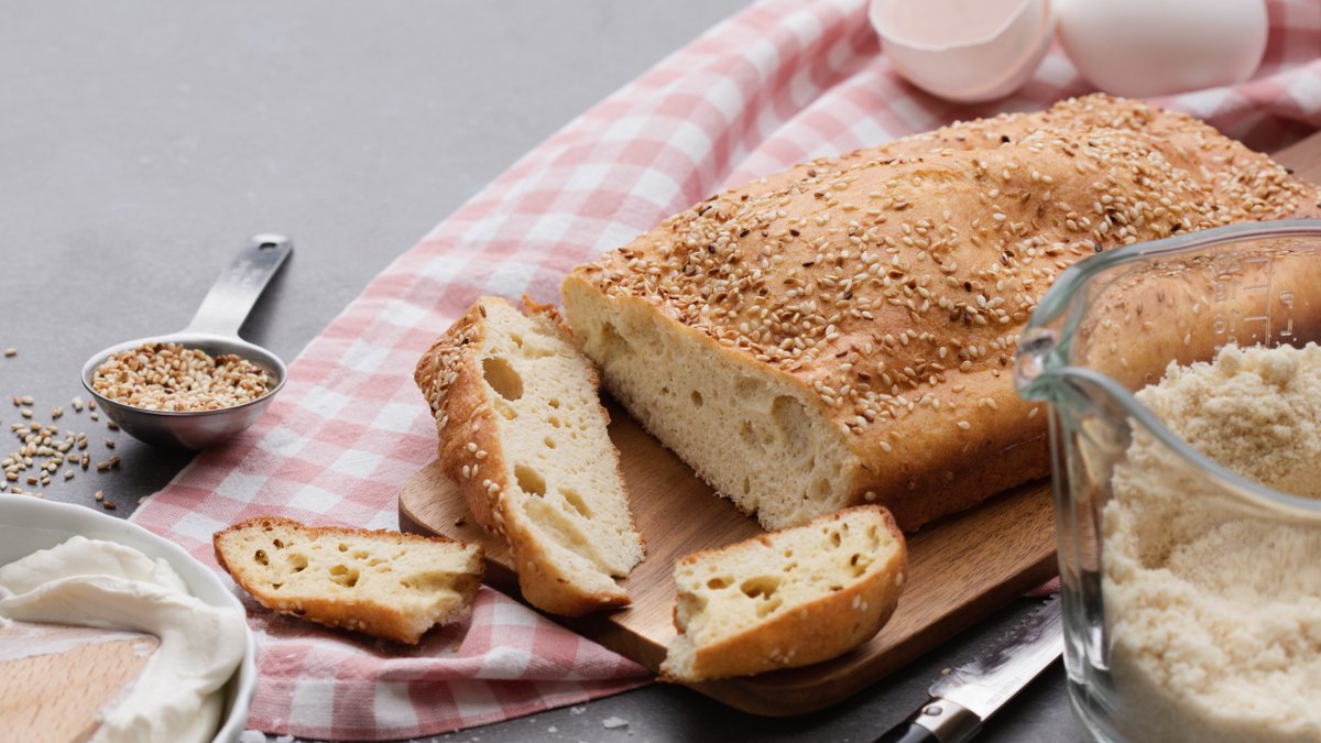 Glutenfritt sesambröd