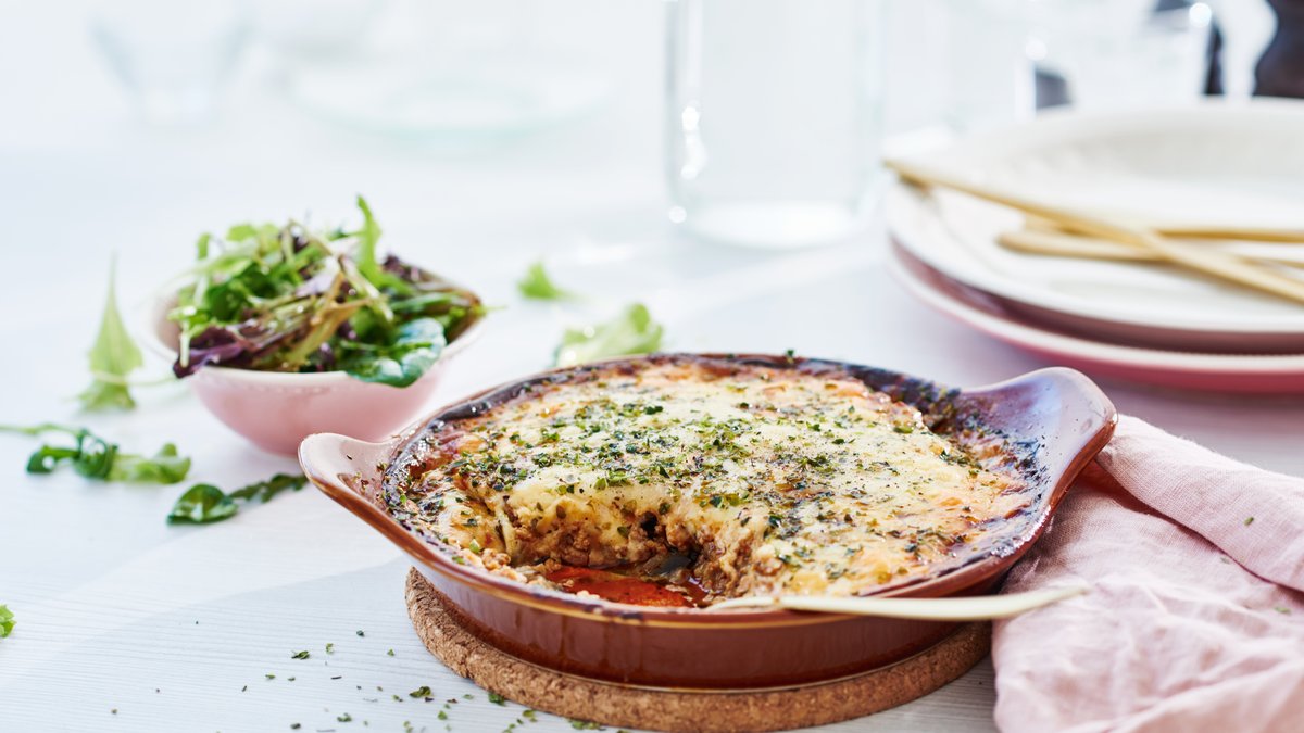 Snabblagad LCHF-moussaka