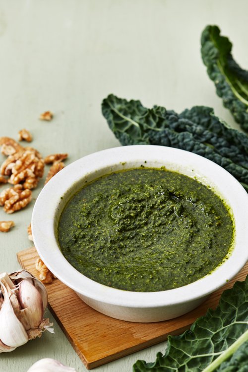 Pesto på grönkål