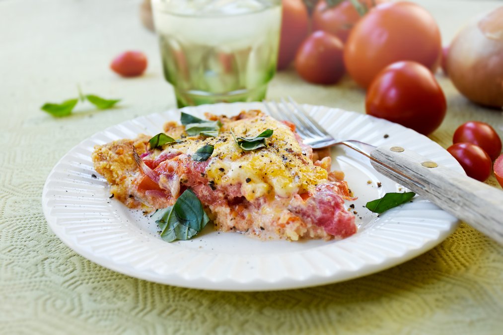 Kristies tomatpaj med parmesan