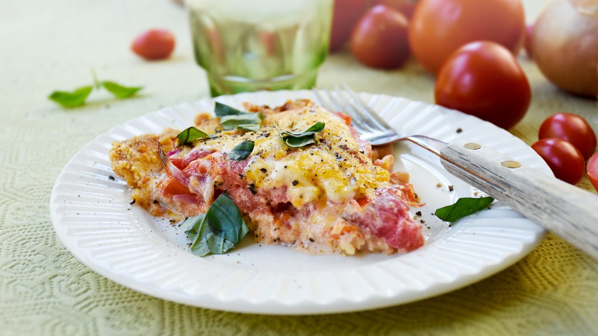 Kristies tomatpaj med parmesan
