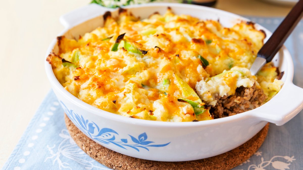 Shepherd's pie med blomkålstäcke