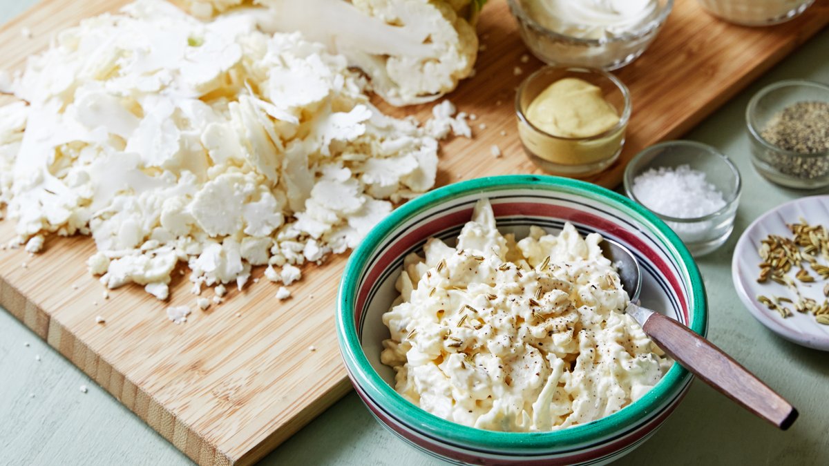 Cole slaw på blomkål