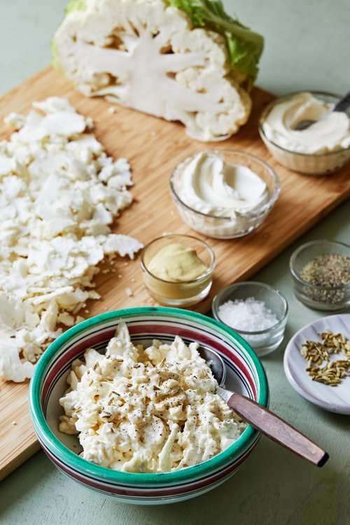 Cole slaw på blomkål