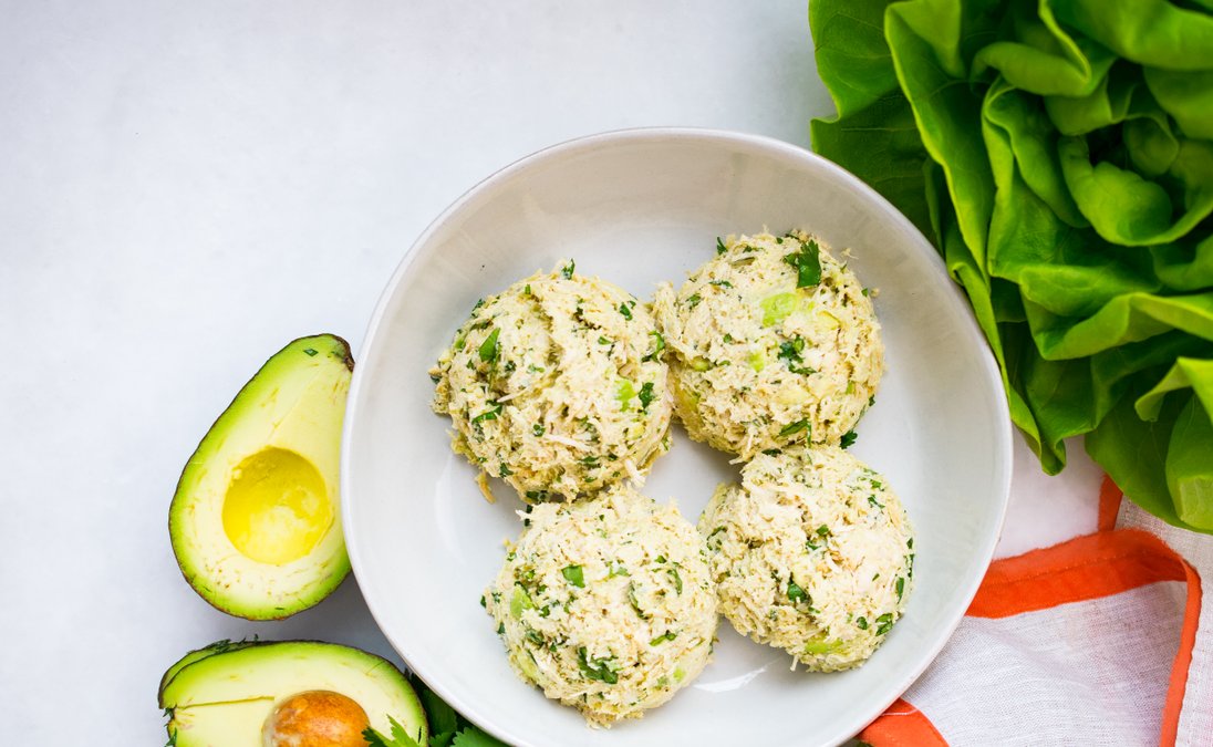 Kycklingröra med avokado och koriander
