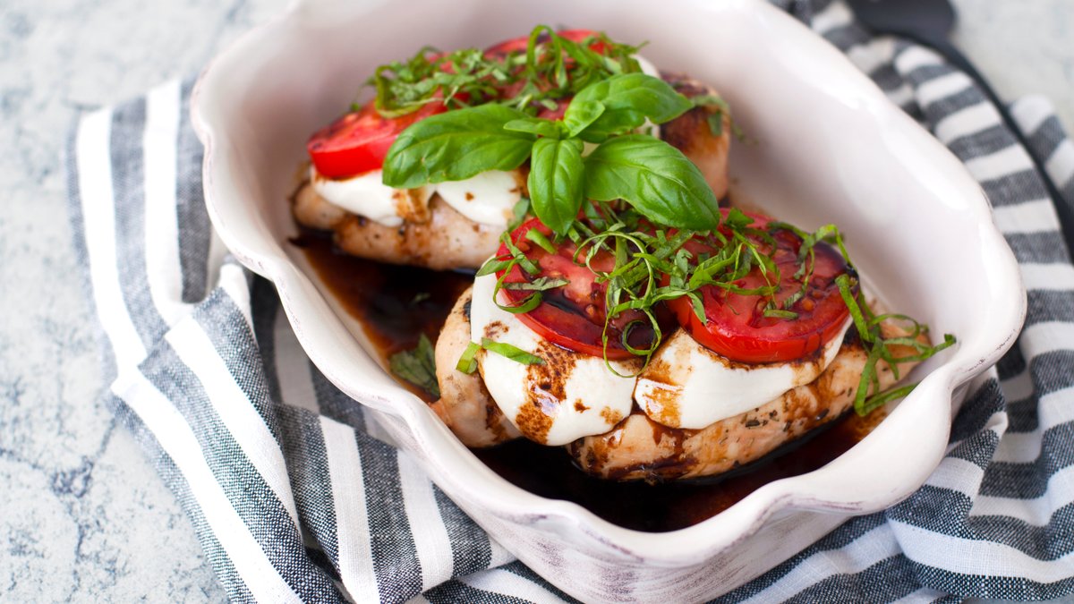 Caprese-kyckling