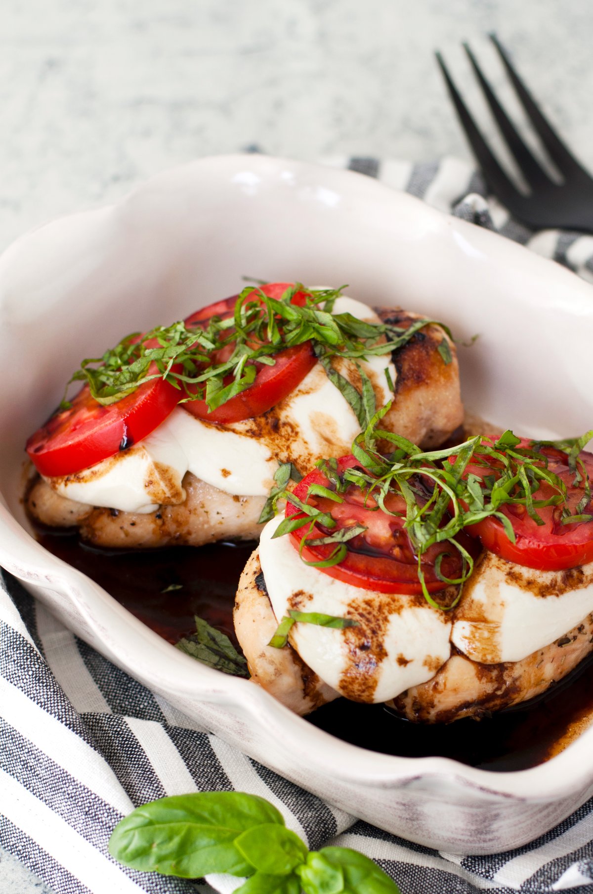 Caprese-kyckling