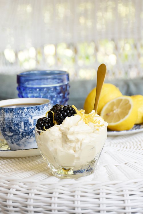 Cheesecakefluff med smak av citron