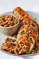 Fläskfilé med olivtapenade