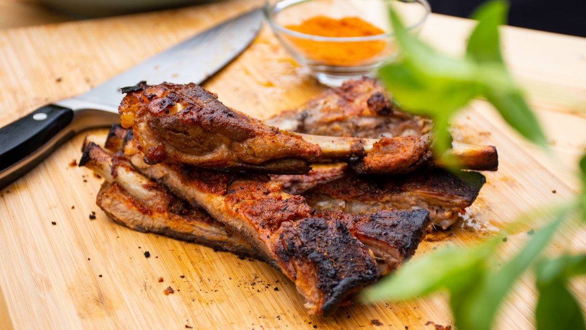 Grillade revbensspjäll