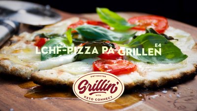 LCHF-pizza på grillen