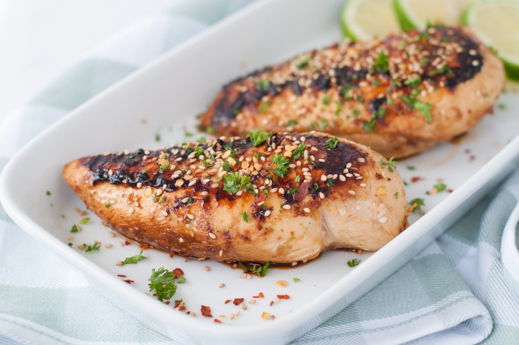 Kyckling med smak av ingefära och lime