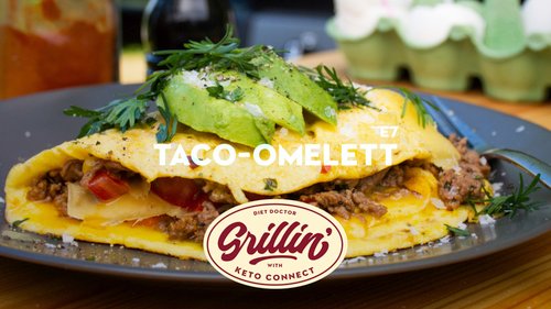 Grilla med KetoConnect: Taco-omelett