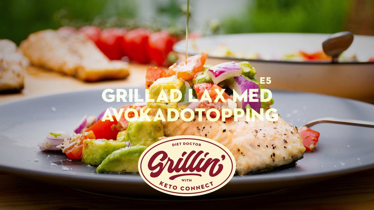 Grilla med KetoConnect: Lax med avokadotopping