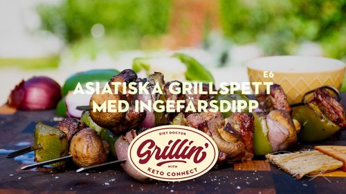 Grilla med KetoConnect: Asiatiska grillspett med ingefärsdipp