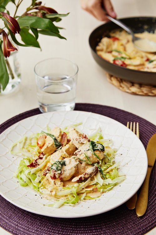Italiensk kycklinggryta med parmesan
