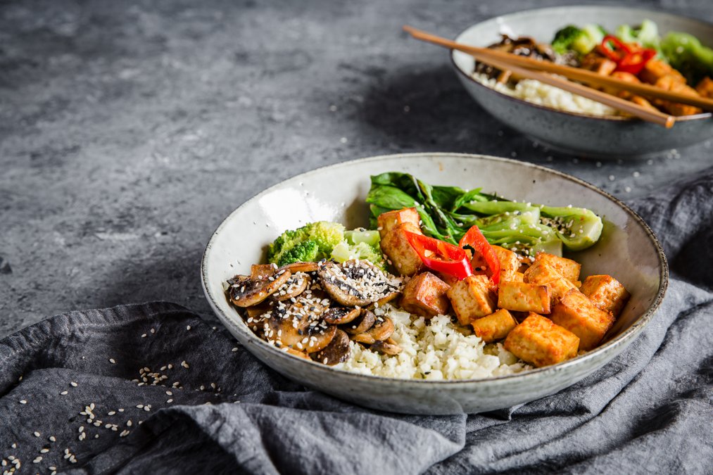 Vegansk Buddha-bowl