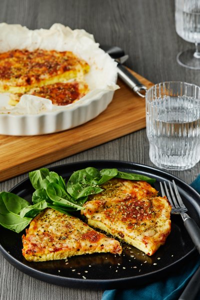 Pizza-omelett i ugn<br />(Middag)