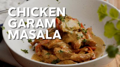 Snabblagad kycklinggryta med garam masala