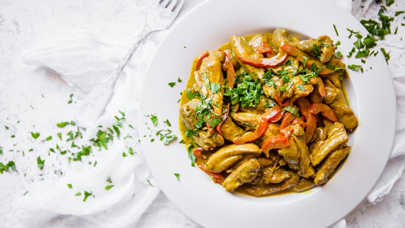 Snabb kyckling garam masala LCHF