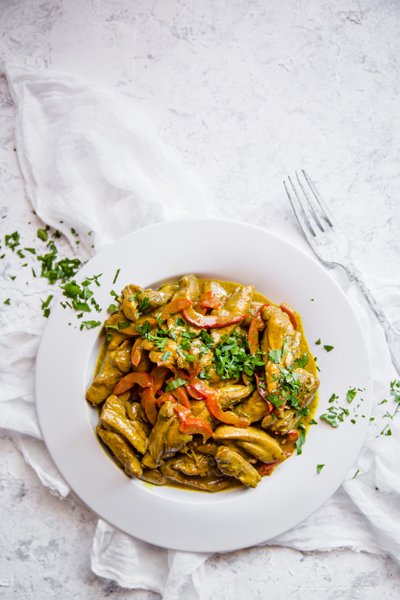 Snabblagad kycklinggryta med garam masala<br />(Middag)