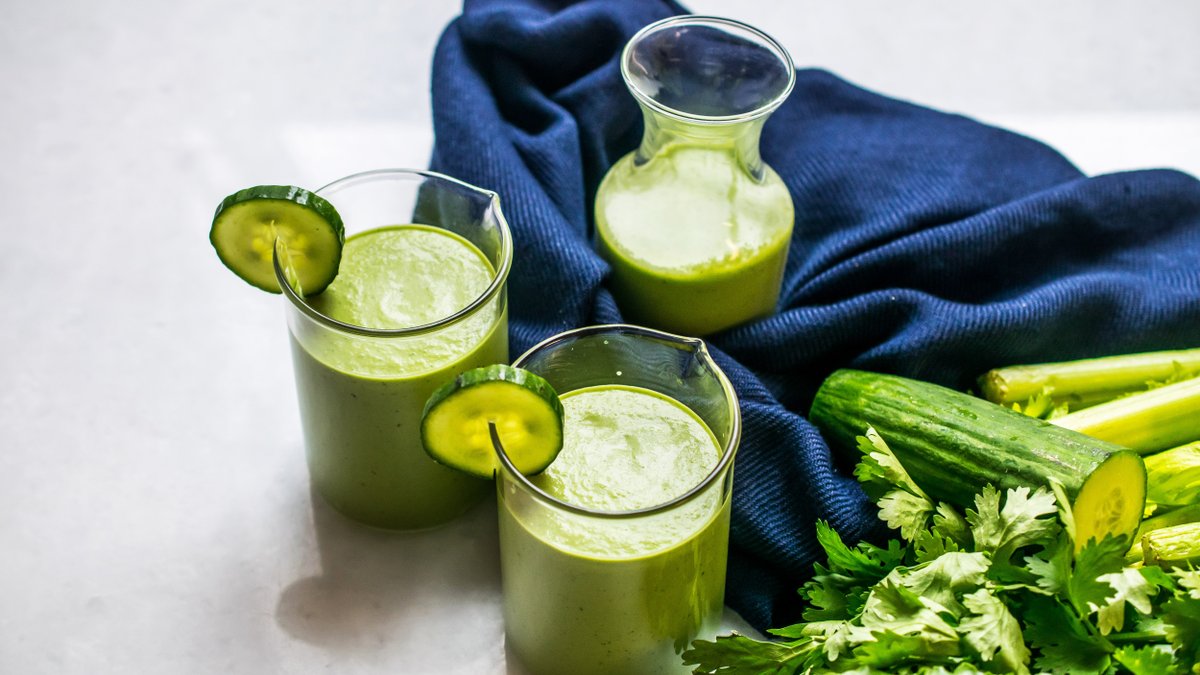 Grön gazpacho