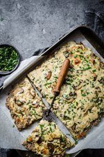 LCHF-pizza à la funghi supremo